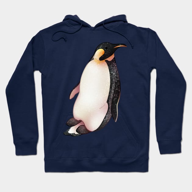 Cozy Emperor Penguin Hoodie by Phoenix Baldwin